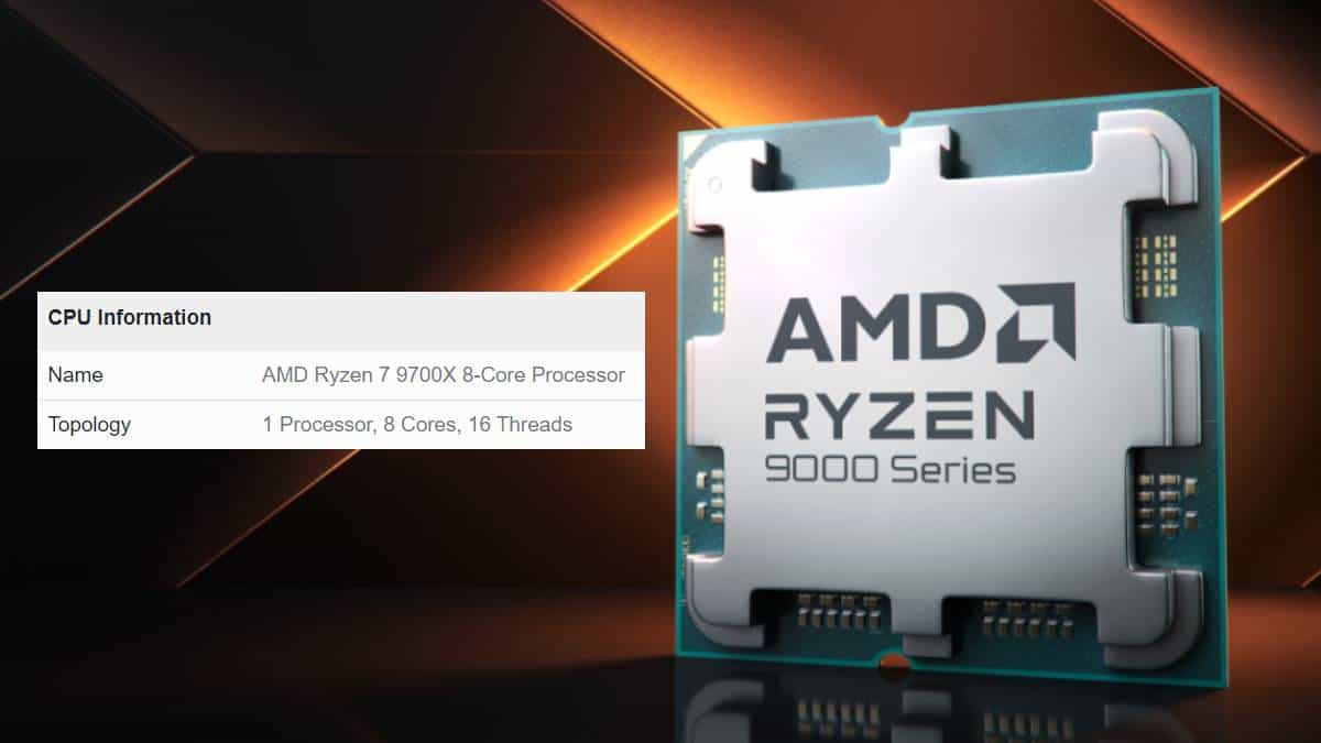 AMD Ryzen 7 9700X benchmark leak displays impressive single-core performance, beating Intel 14th Gen