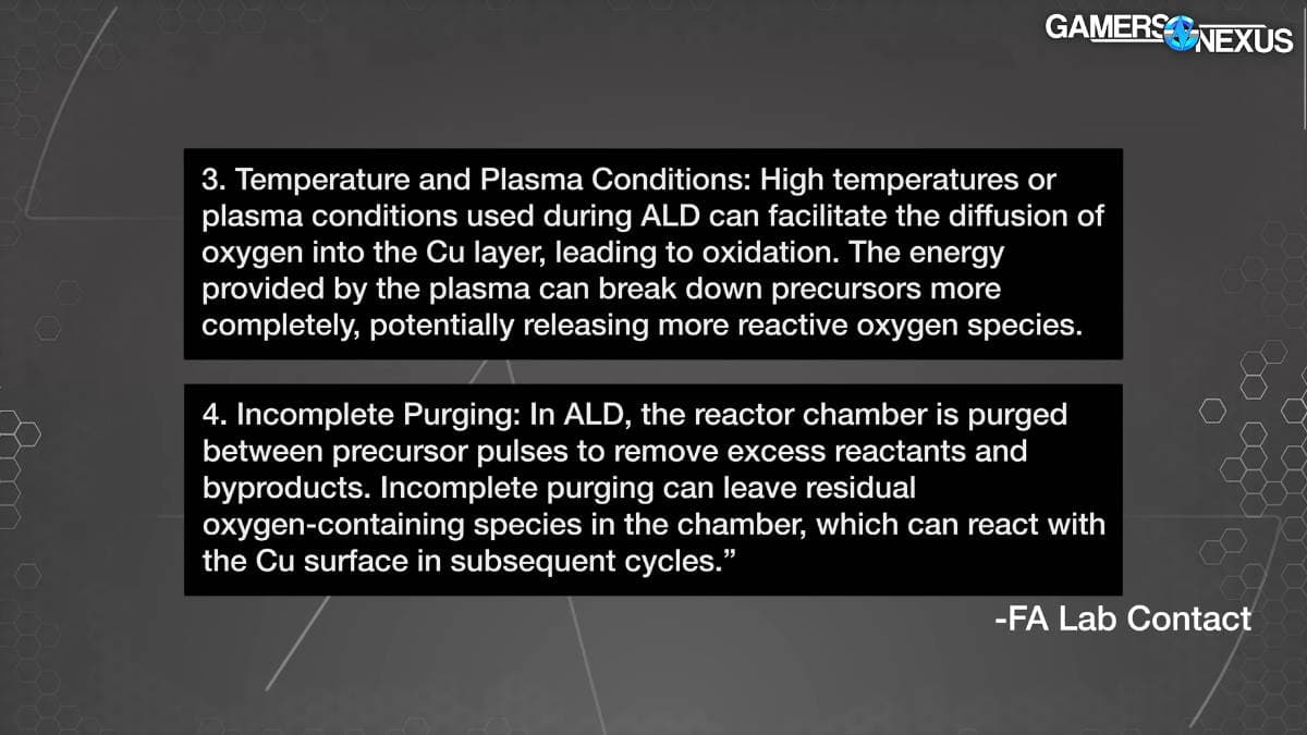 Failure analysis lab insight into oxidation problems 2, Source YouTube