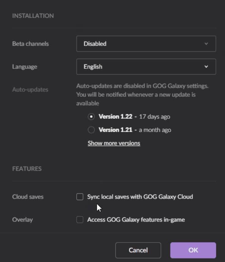 This image has an empty alt attribute; its file name is GOG-Galaxy-uncheck-cloud-saves.jpg