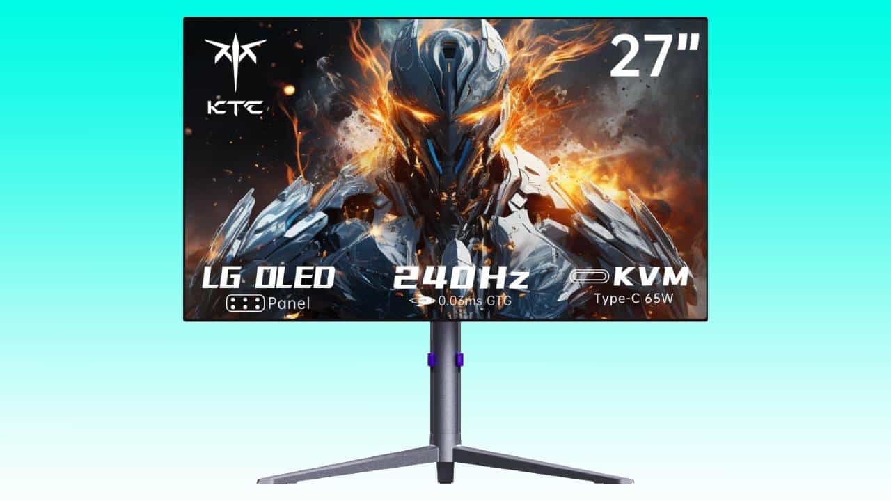 KTC’s 27-inch 1440p Gaming Monitor becomes one of the cheapest OLED options in Amazon deal