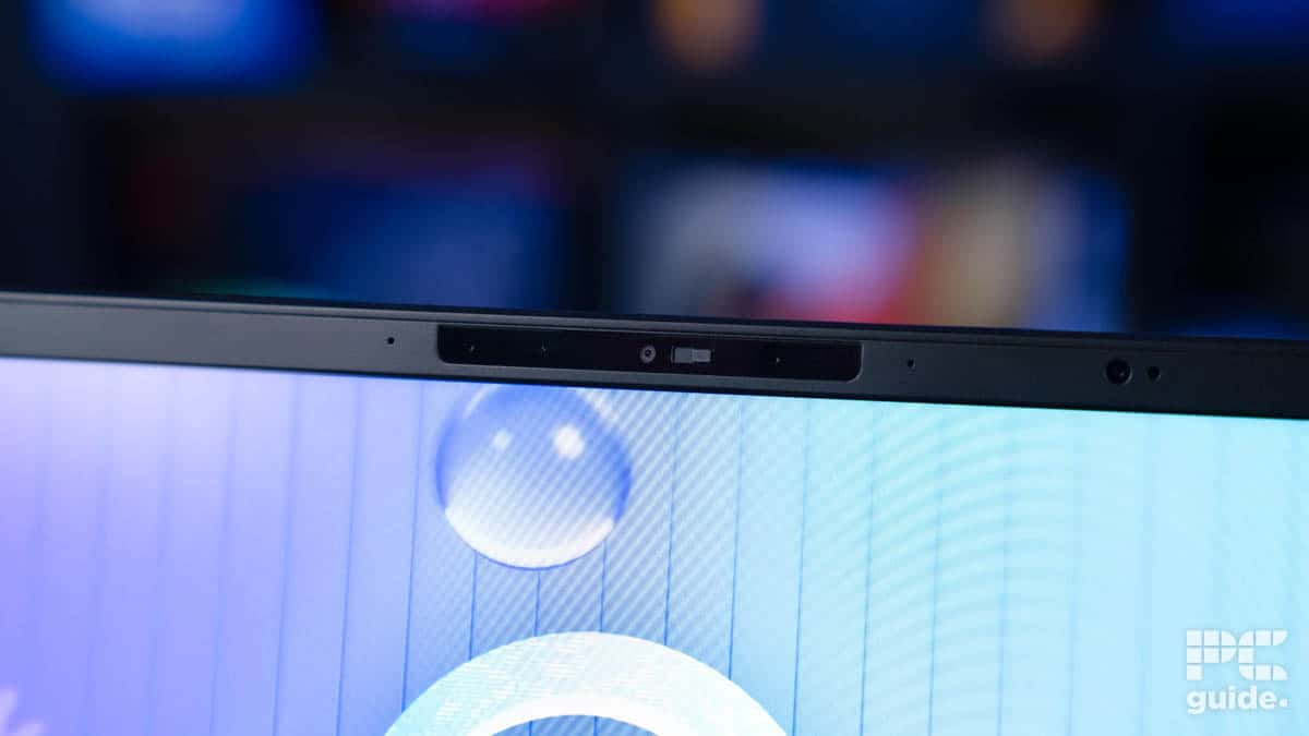 MSI Prestige 14 AI Evo webcam, Image by PC Guide