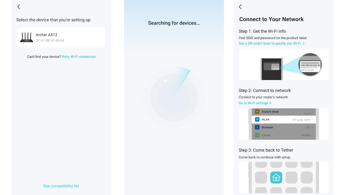 TP-Link Archer AX12 setting up, Image by PC Guide