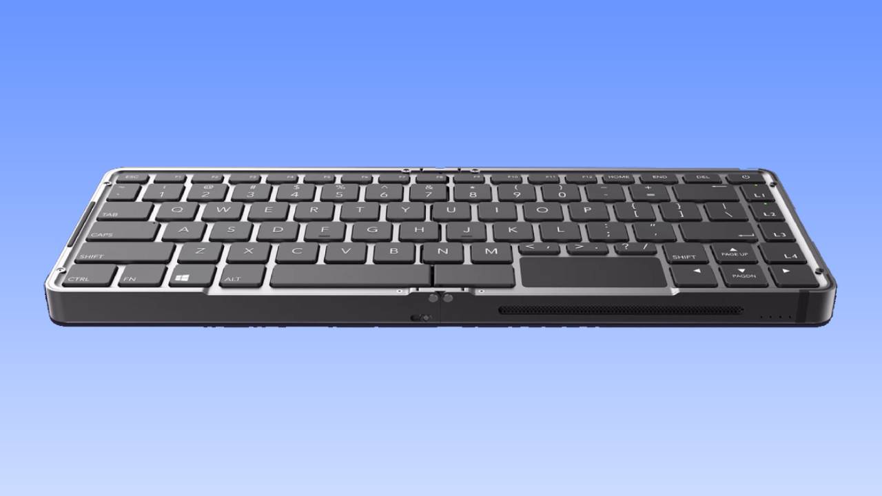 Linglong foldable keyboard with AMD Ryzen processor