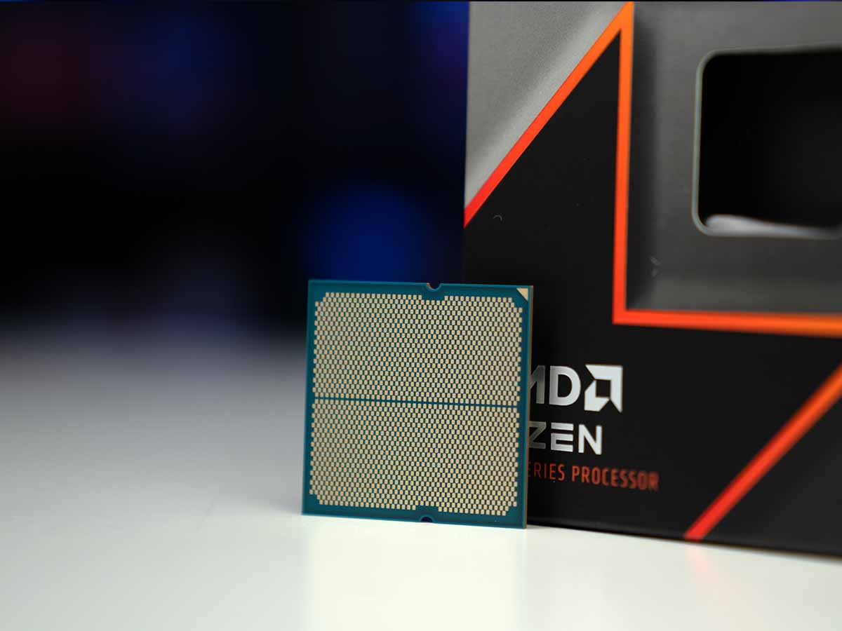 9600X on table back contact pads