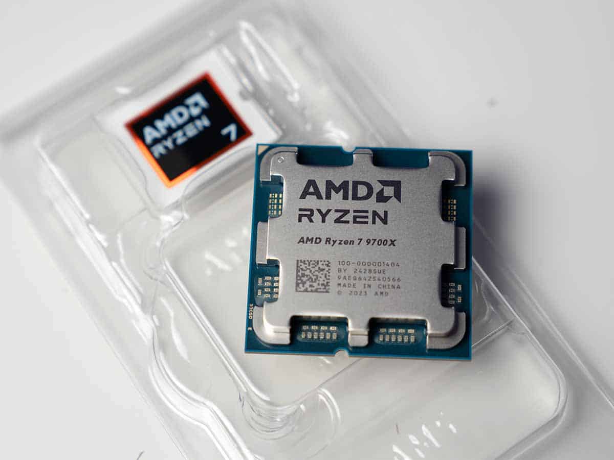 9700X on table out of plastic