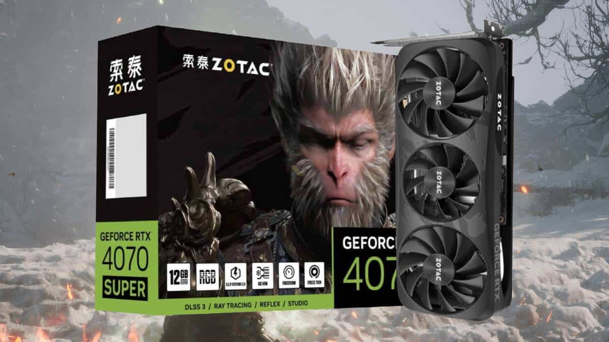 Check out this Black Myth: Wukong styled GeForce RTX 4070 SUPER from Zotac