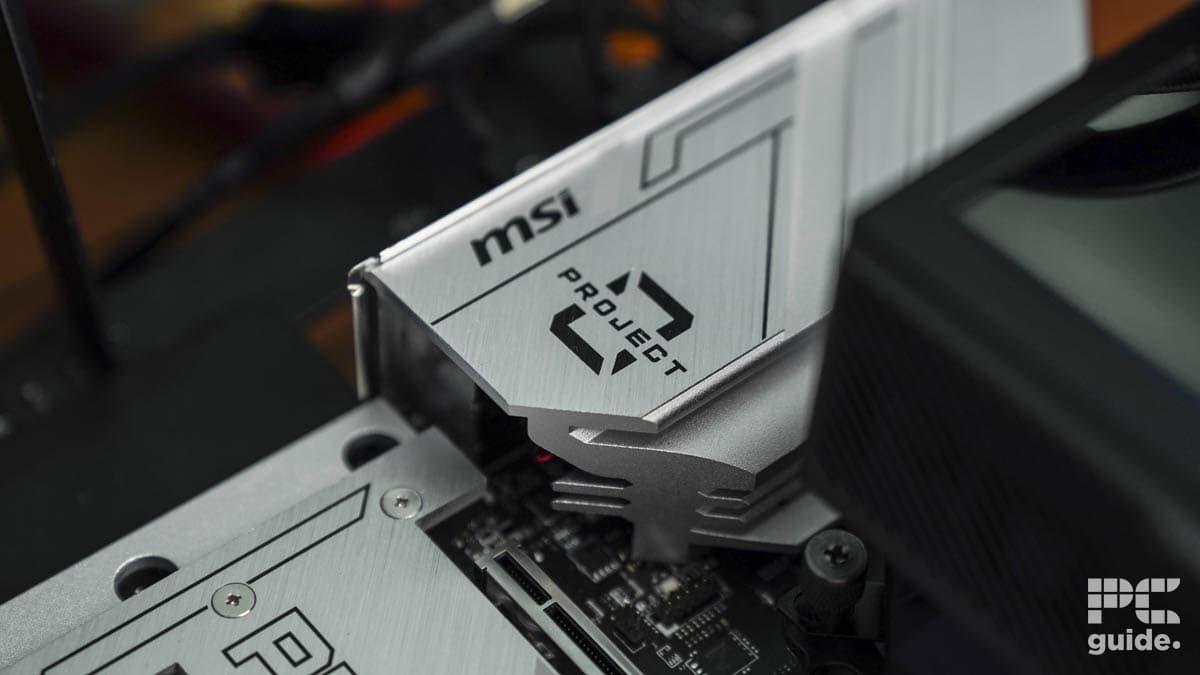 MSI Project Zero B650 logo in corner