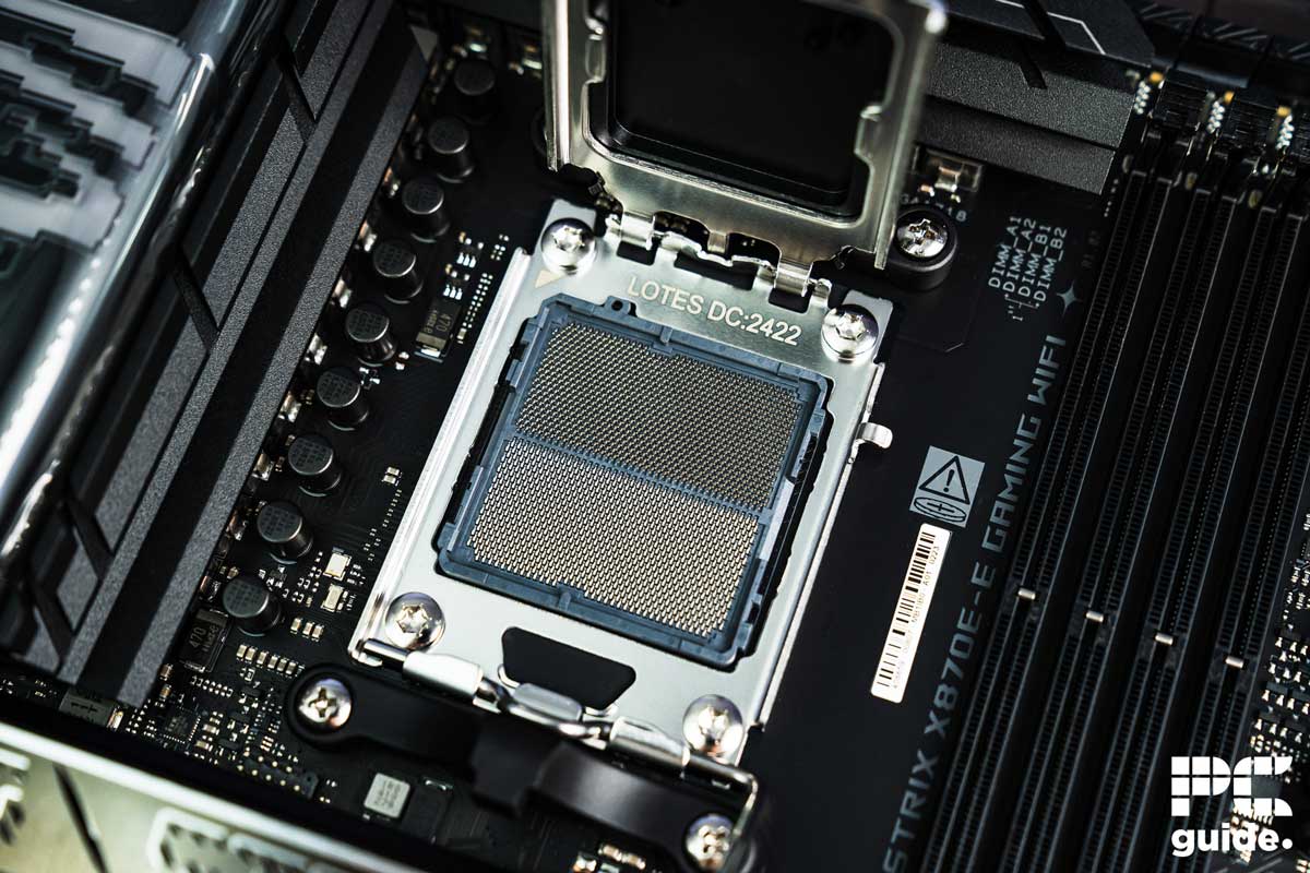ASUS ROG Strix X870E-E Gaming WiFi socket, Image by PC Guide