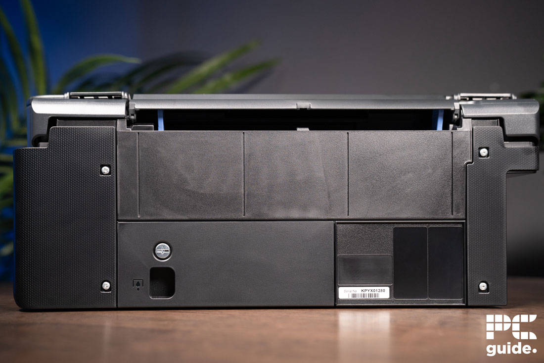 Canon PIXMA G3570 rear, Image by PC Guide