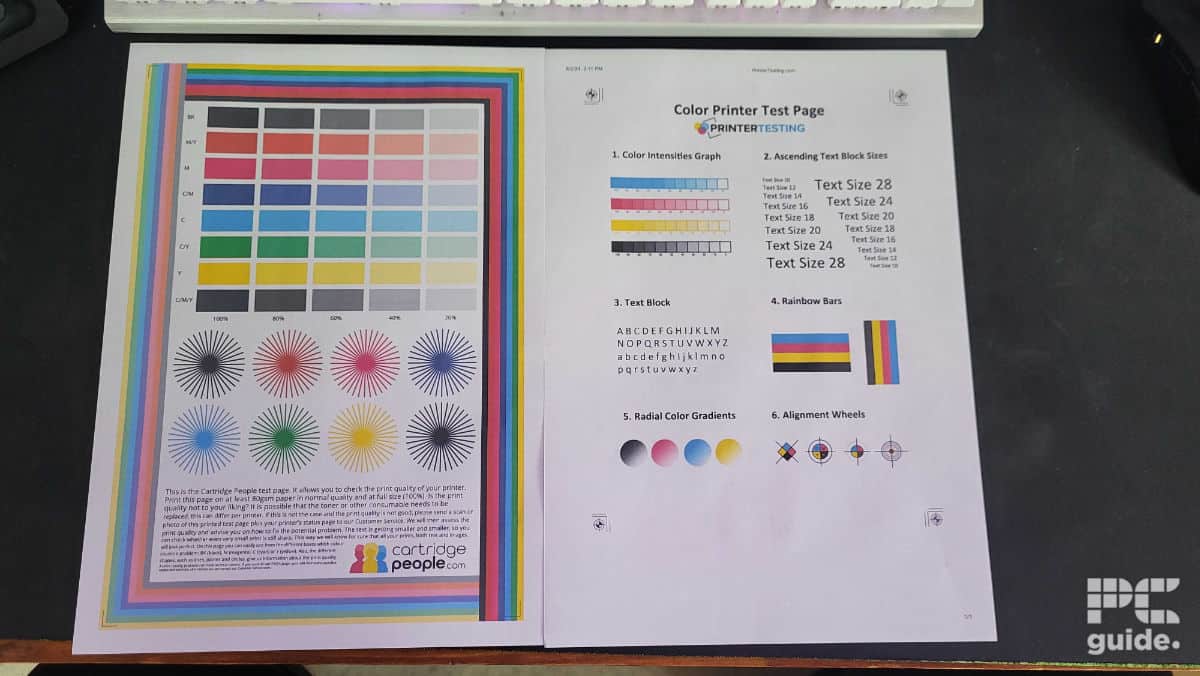 Epson ET-8550 color print test,Image by PC Guide