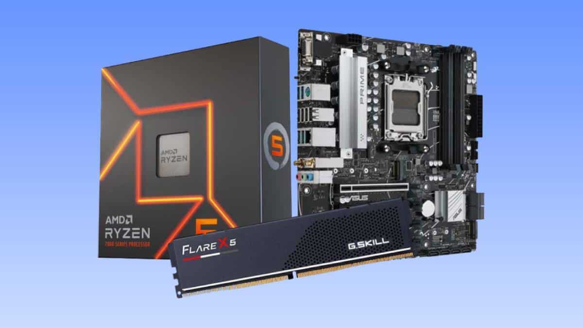 Micro Center 7600X 3-in-1 bundle