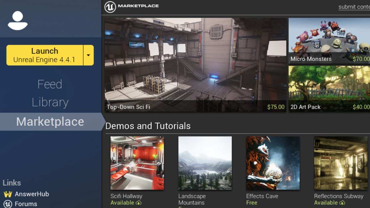 Epic Games Store could get more lightweight as Unreal Engine Marketplace set to move elsewhere