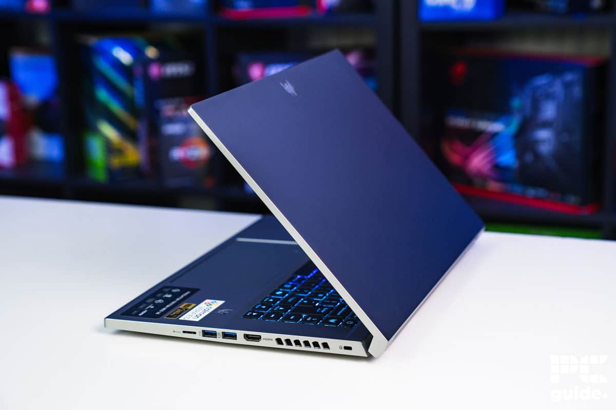 Acer Predator Triton Neo 16 ajar Image by PC Guide