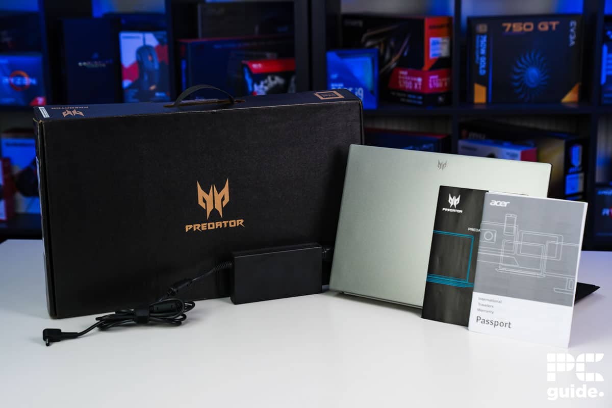 Acer Predator Triton Neo 16 box contents, Image by PC Guide