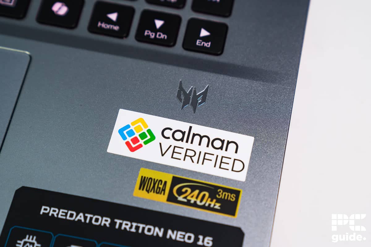 Acer Predator Triton Neo 16 certifications, Image by PC Guide