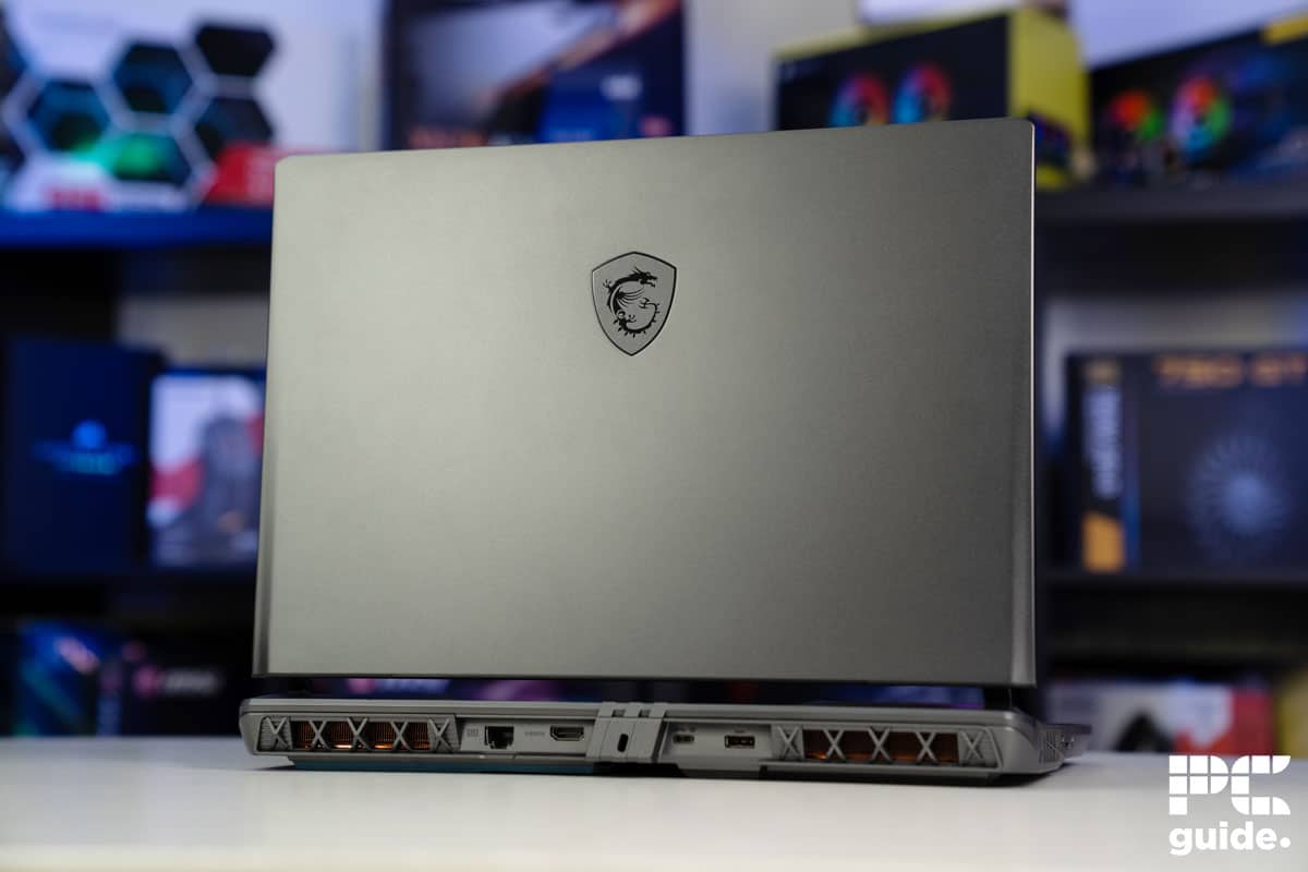 MSI Vector 16 HX A13VHG open back, Image by PC Guide