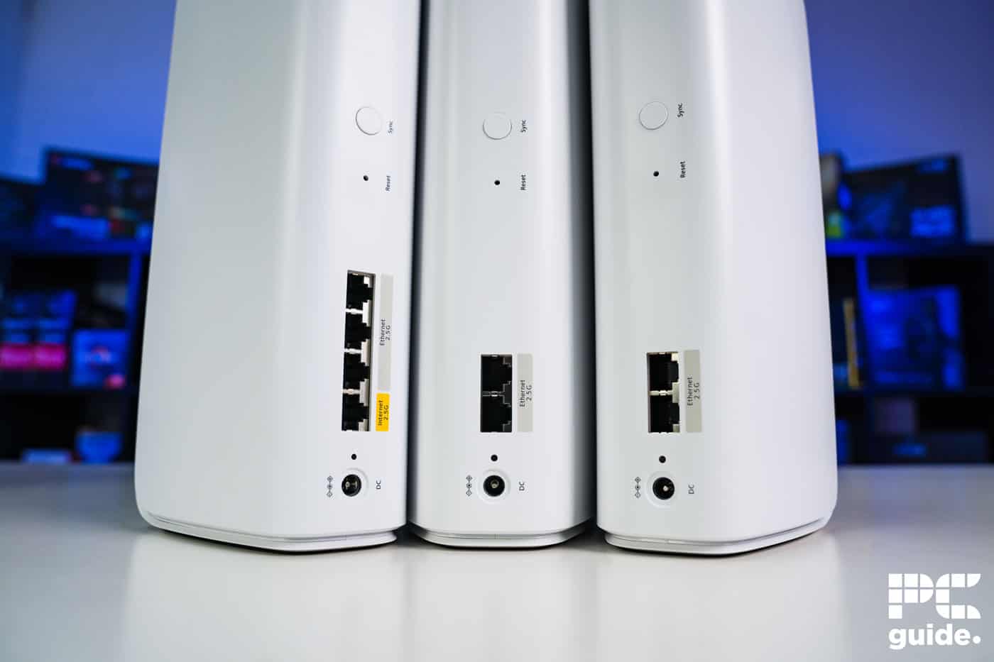 Netgear Orbi 770 Mesh router and satellite backs, Image by PC Guide