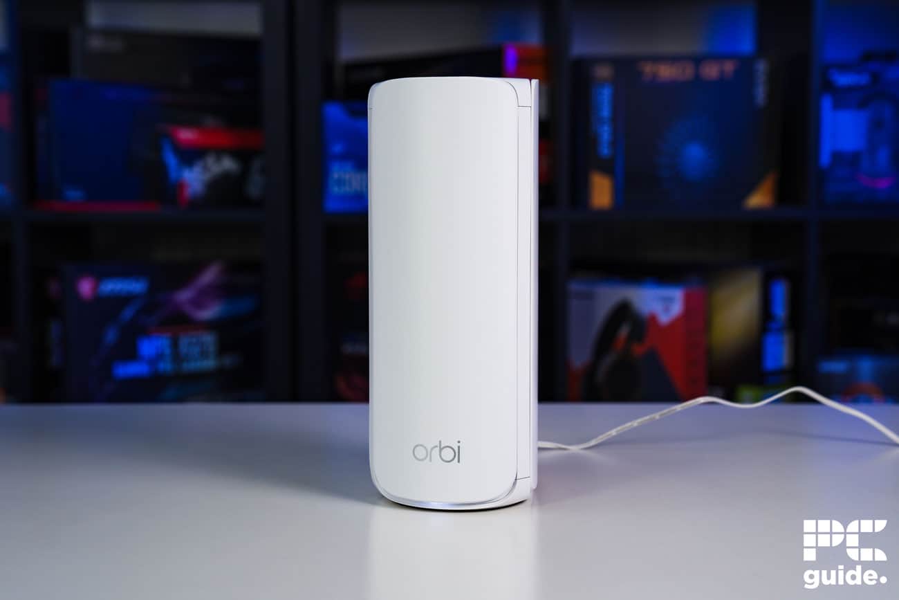 Netgear Orbi 770 Mesh satellite front, Image by PC Guide