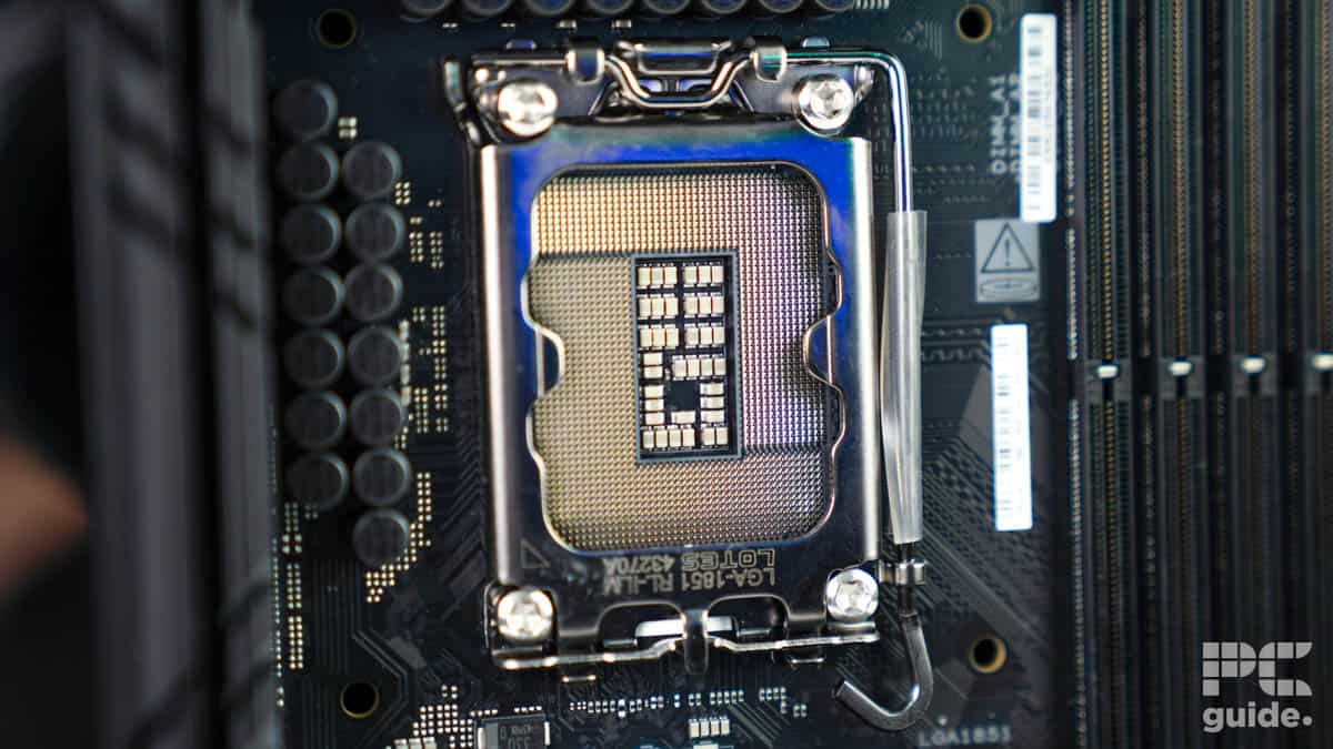 ROG Maximus Z890 Hero socket, Image by PC Guide