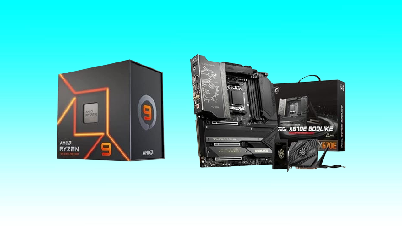 Perfect starter bundle 7950X CPU and MSI MEG X670E motherboard deal saves you $532 right now
