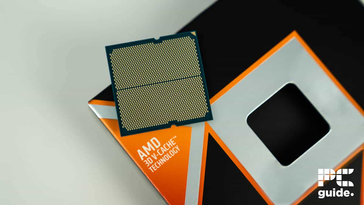 AMD Ryzen 7 9800X3D pads on box, Image by PC Guide
