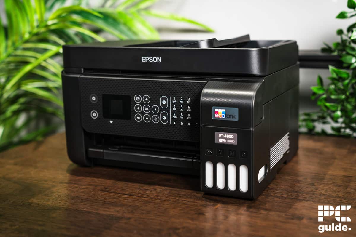 Epson EcoTank ET-4800 front, Image by PC Guide