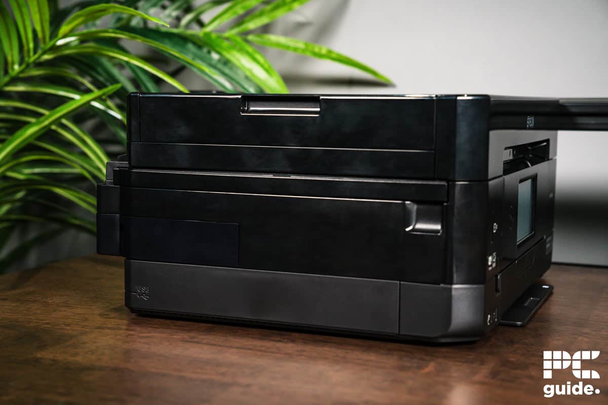 Epson Expression Premium XP-7100 left side, Image by PC Guide