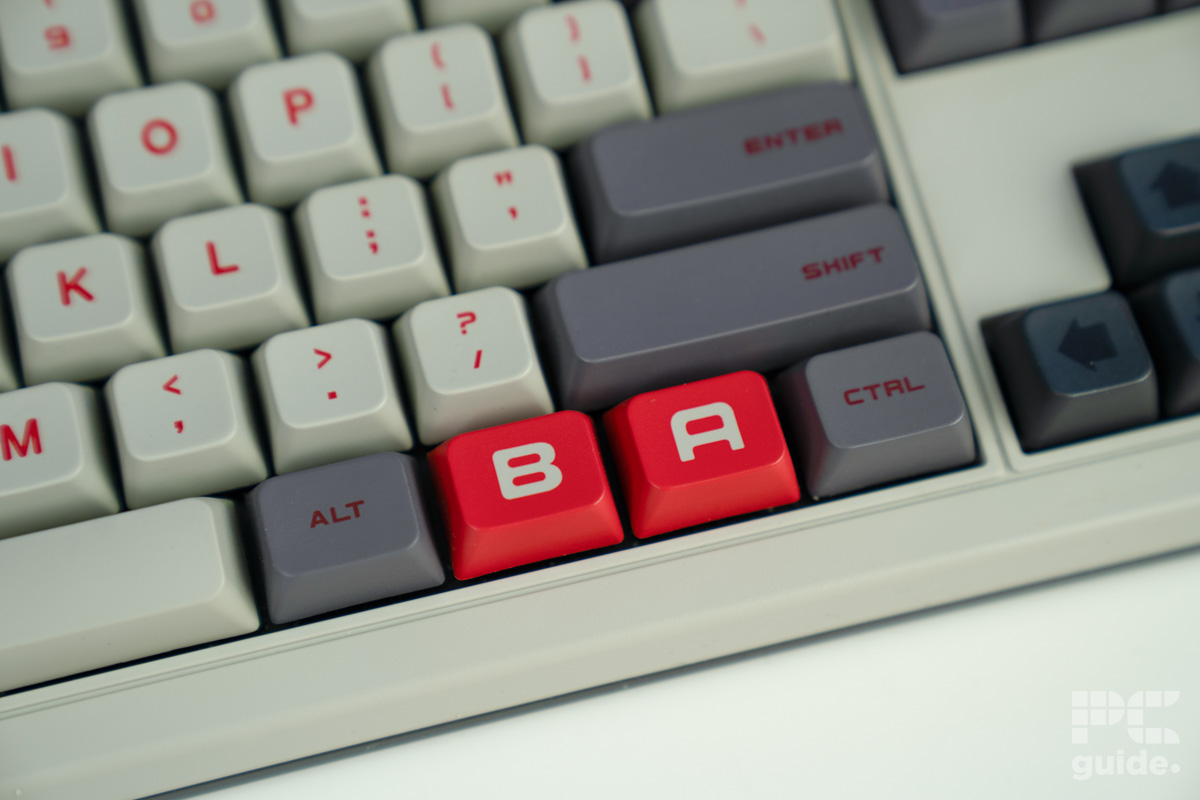 8Bitdo Retro Mechanical Keyboard AB extra buttons, Image by PC guide