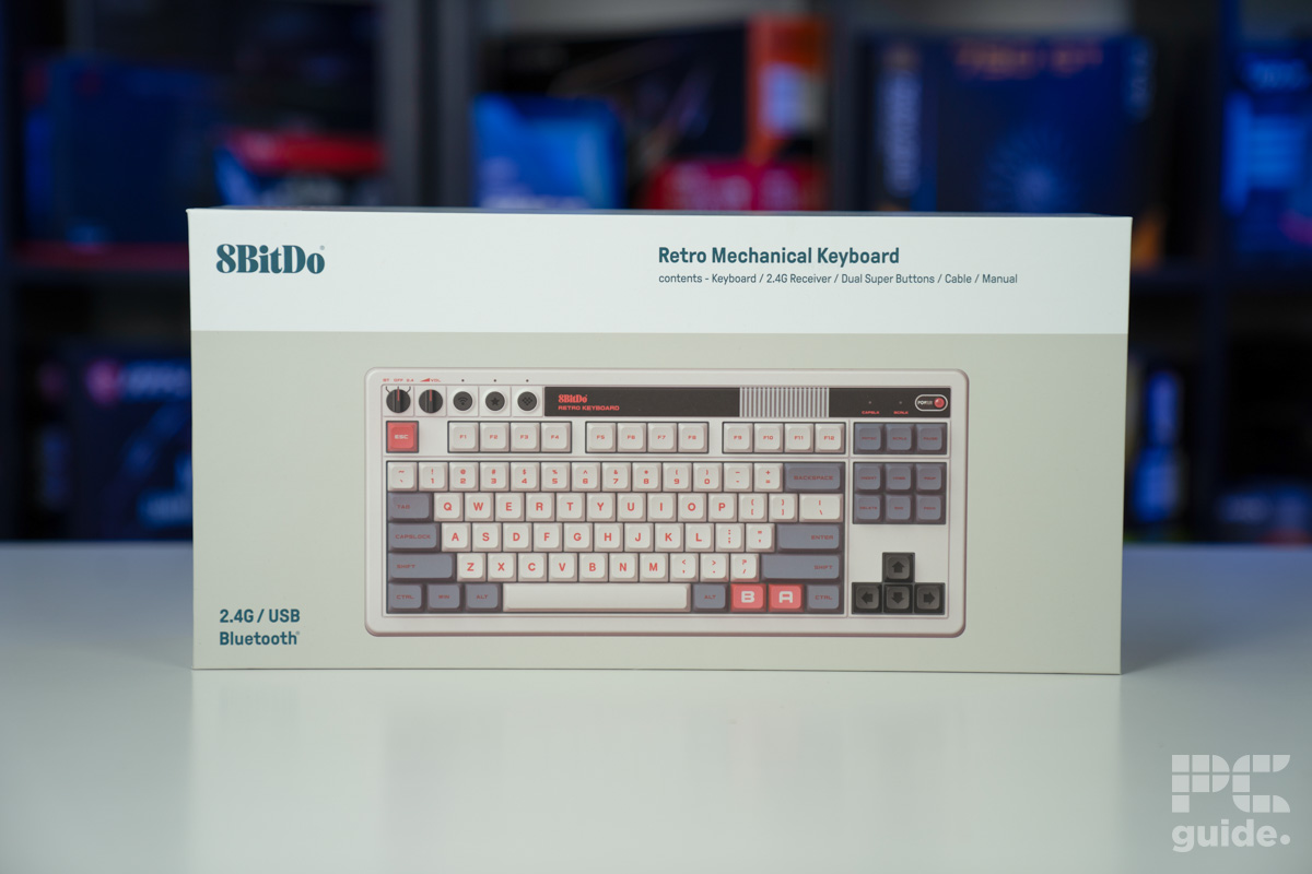 8Bitdo Retro Mechanical Keyboard box, Image by PC guide