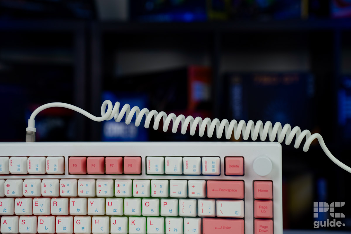 AKKO MOD007B Tokyo coiled cable, Image by PC Guide