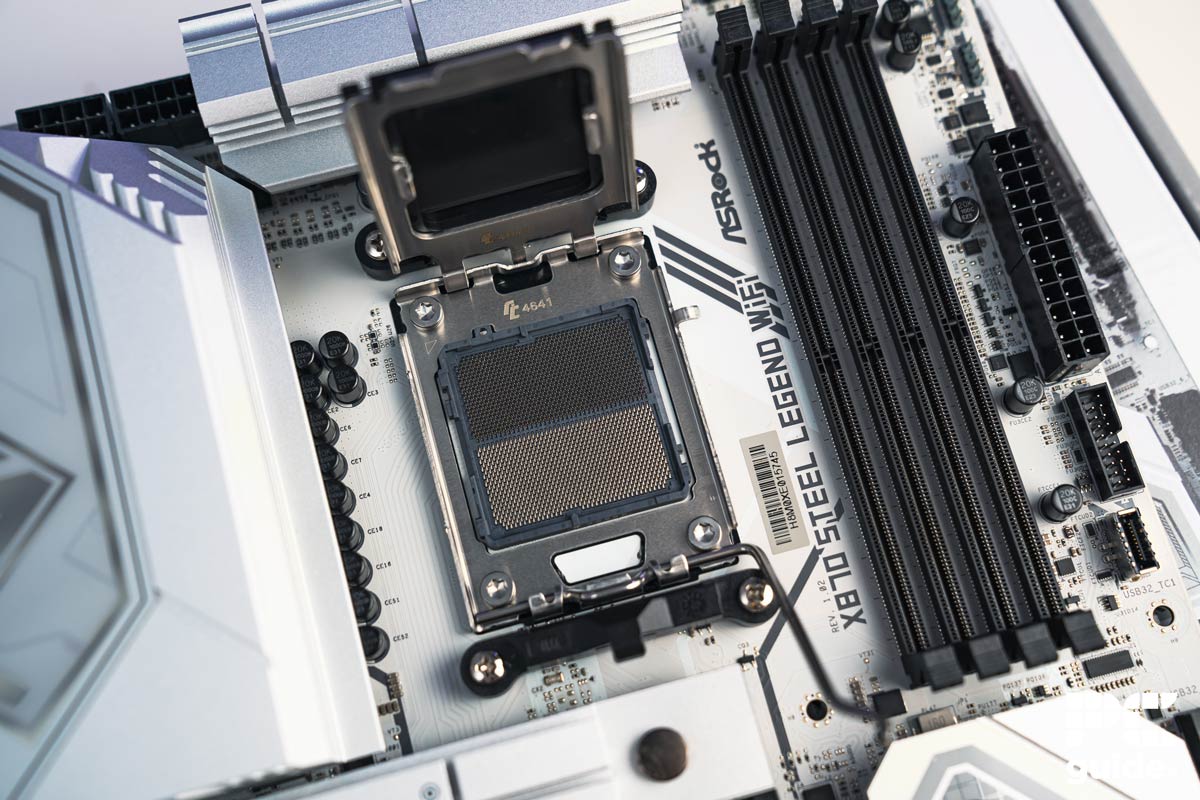 ASRock X870 Steel Legend CPU socket, Image by PC Guide