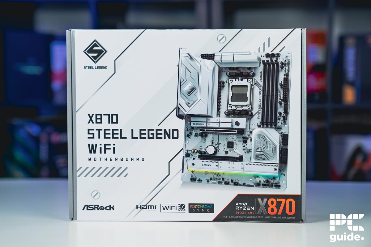 ASRock X870 Steel Legend box, Image by PC Guide