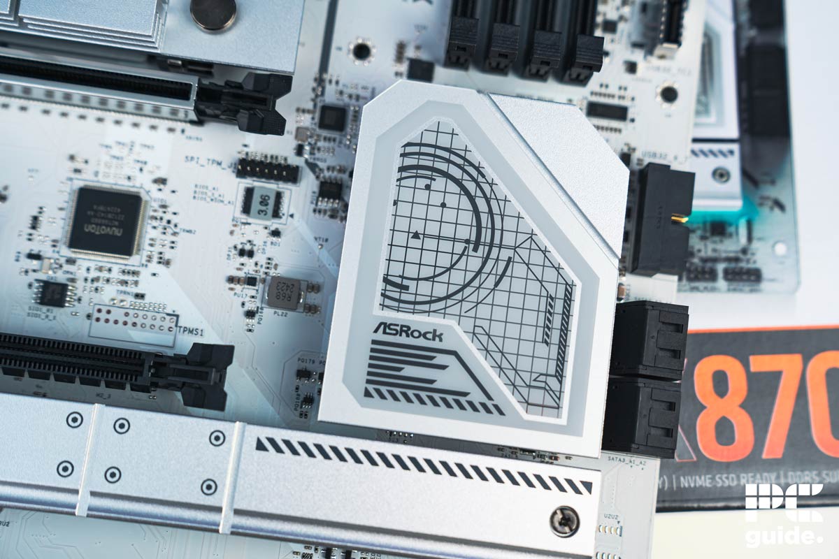 ASRock X870 Steel Legend chipset cover, Image by PC Guide