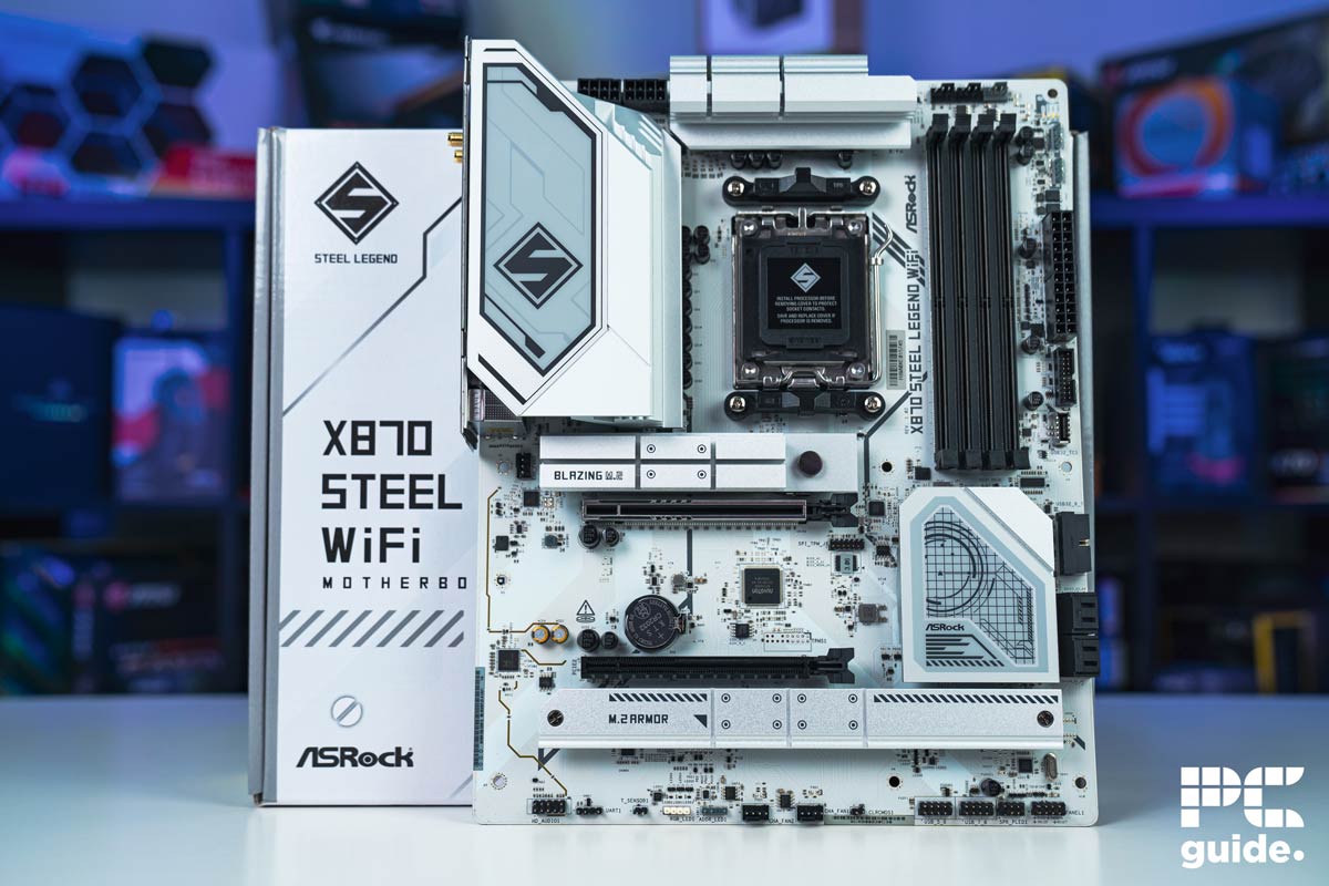 ASRock X870 Steel Legend motherboard, Image by PC Guide