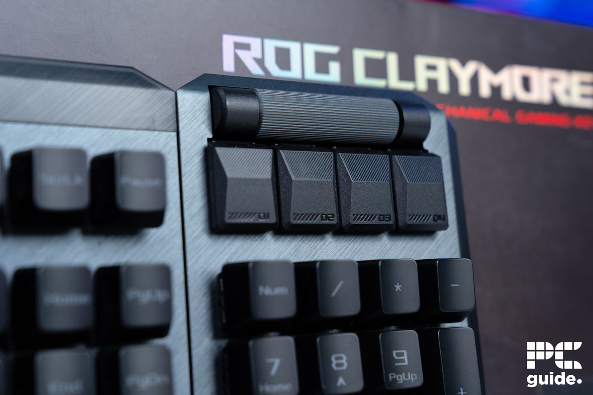 ASUS ROG Claymore II numpad volume and macros, Image by PC Guide