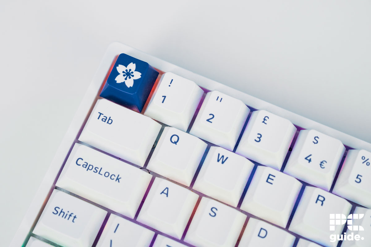 Akko 3068B Plus blue on white ESC, Image by PC Guide