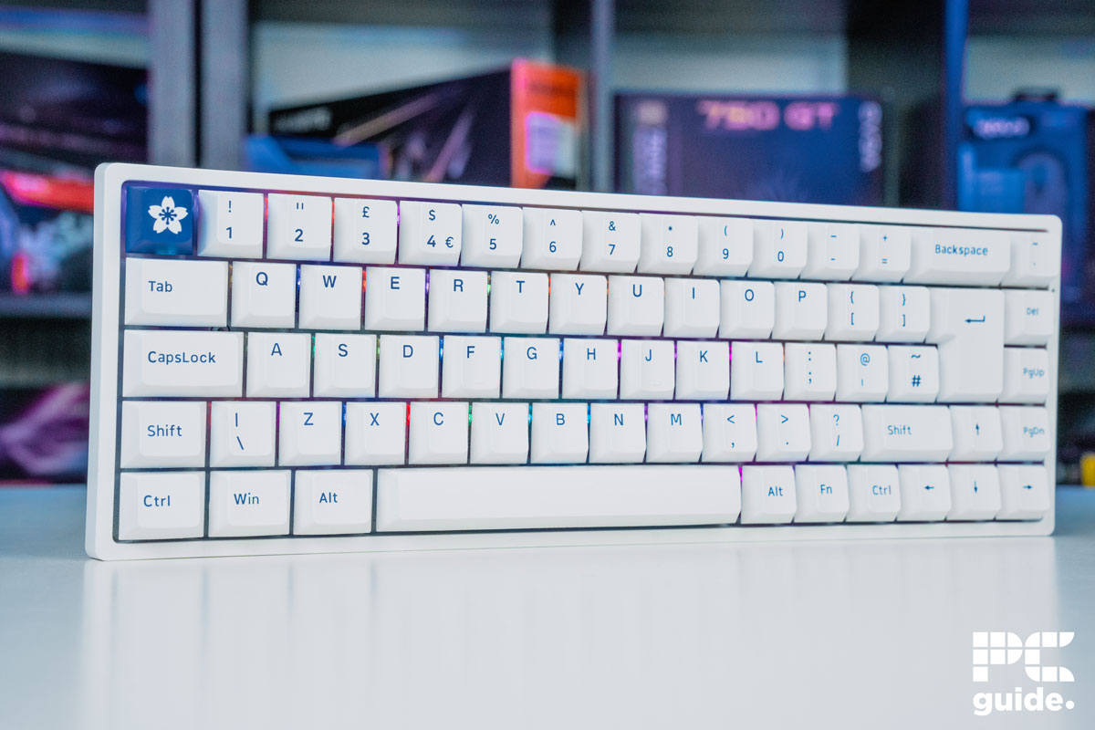 Akko 3068B Plus blue on white profile, Image by PC Guide
