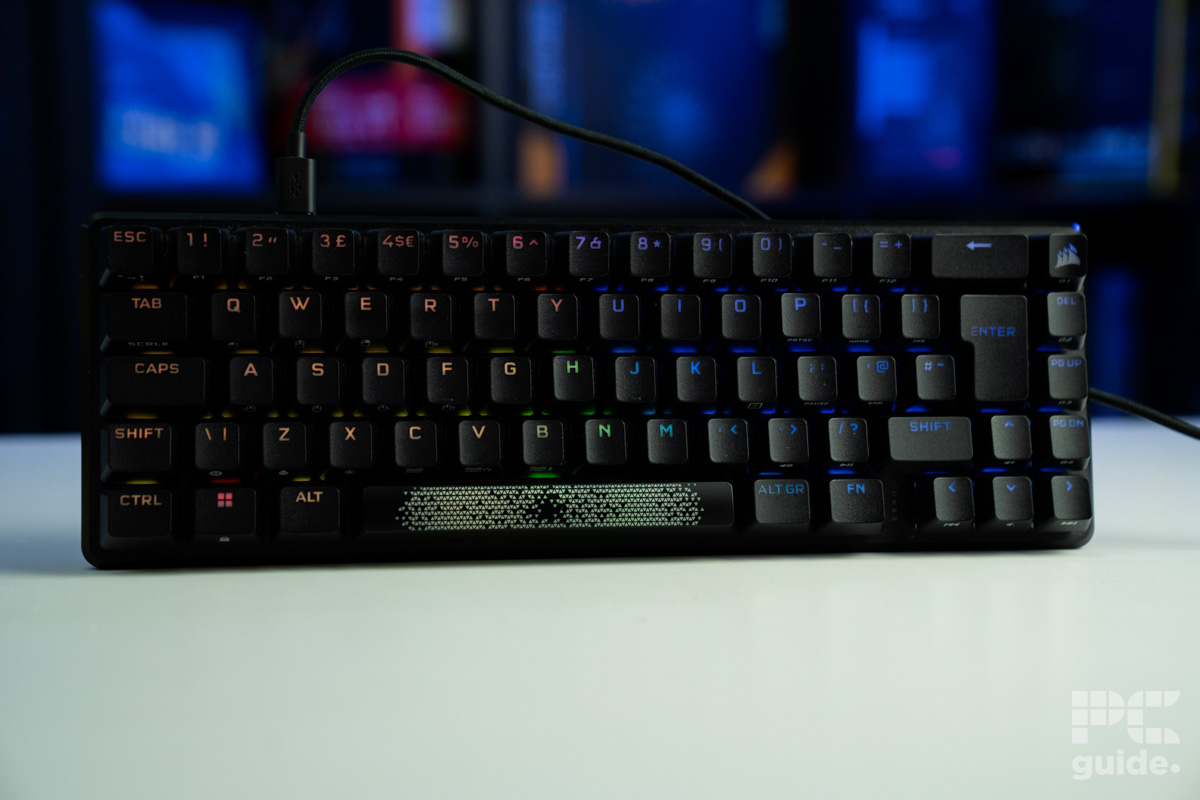 Corsair K65 Pro Mini front on, Image by PC Guide
