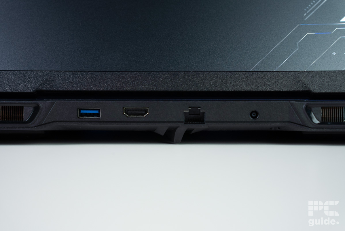 MSI Crosshair 16 HX D14V rear IO, Image by PC Guide