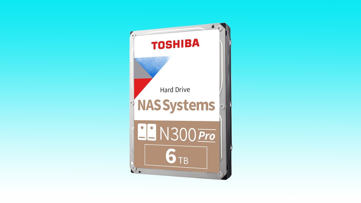 Amazon deal cuts Toshiba N300 Pro 6TB internal HDD down to its lowest ever price