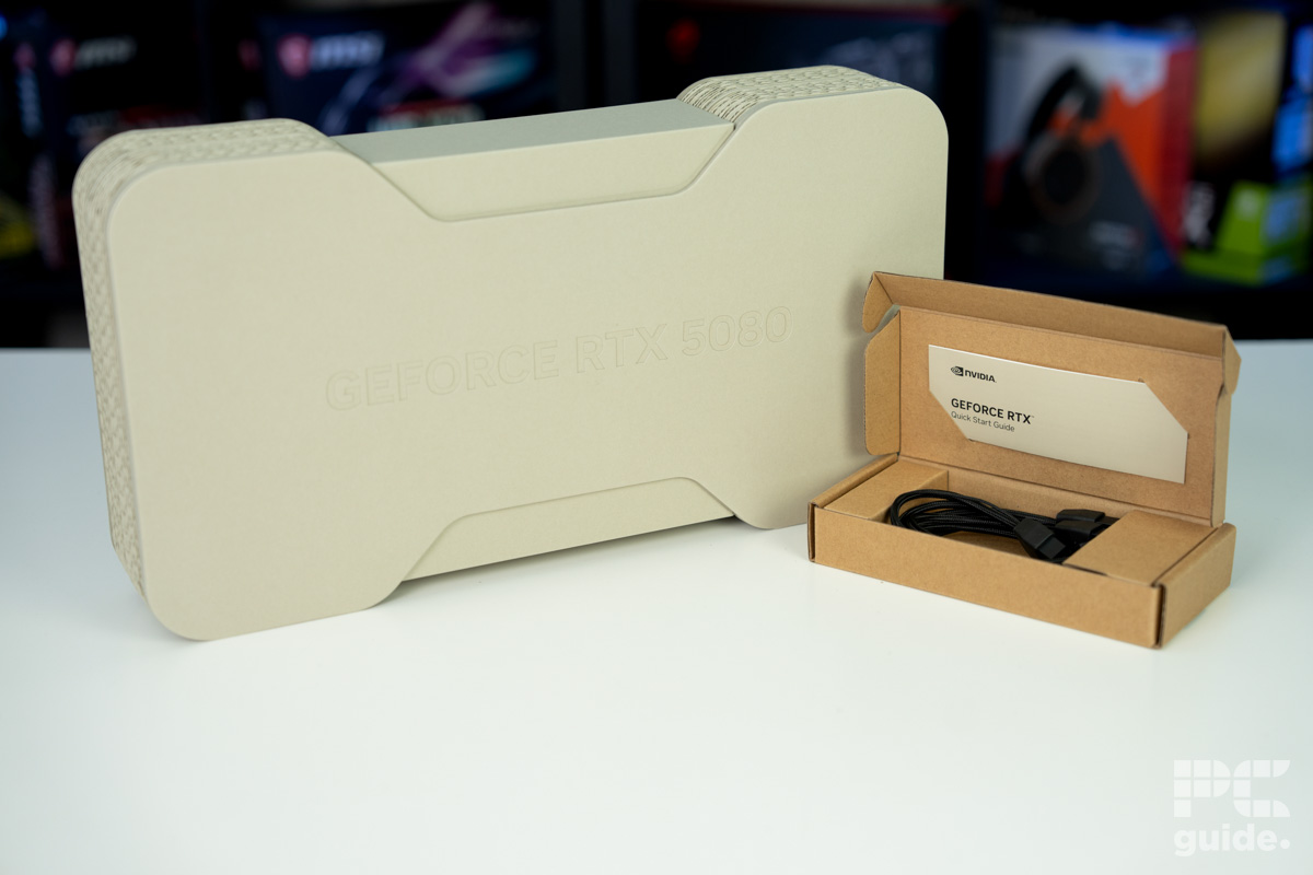 Nvidia RTX 5080 FE box contents, Image by PCGuide