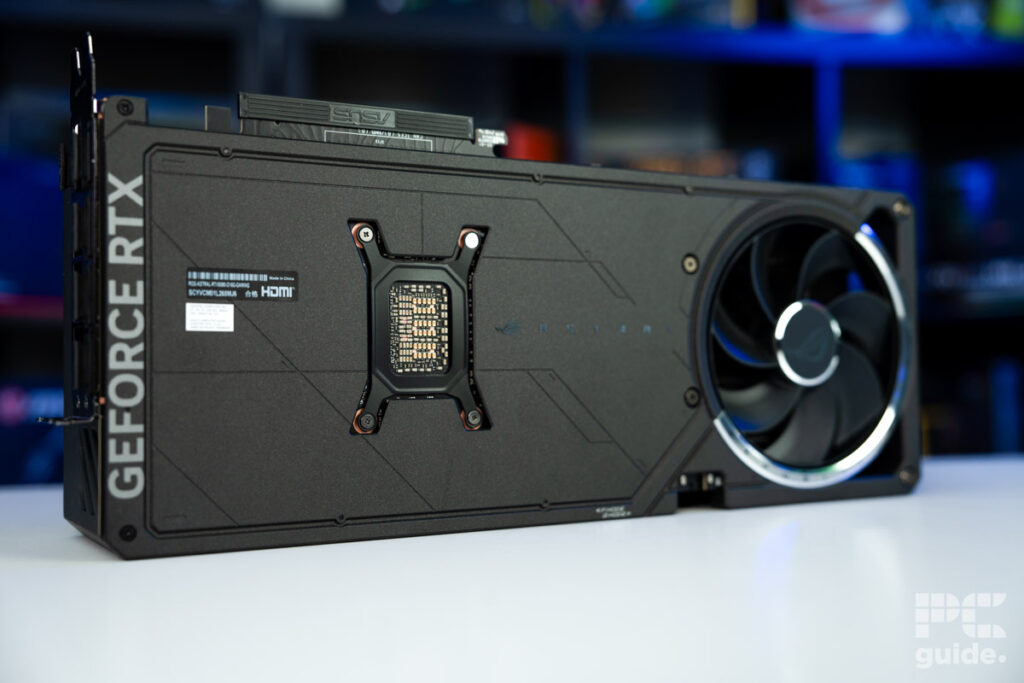 ROG Astral GeForce RTX 5080 OC backplate, Image by PC Guide