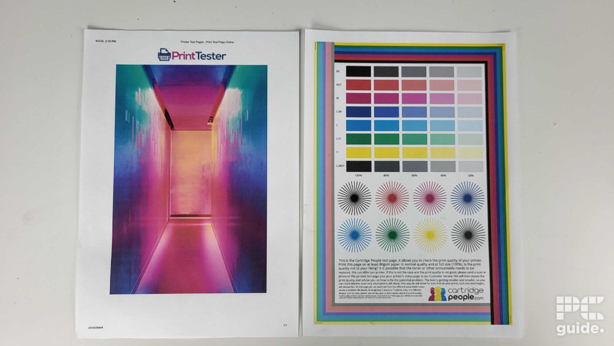HP Envy 6120e color test, Image by PC Guide