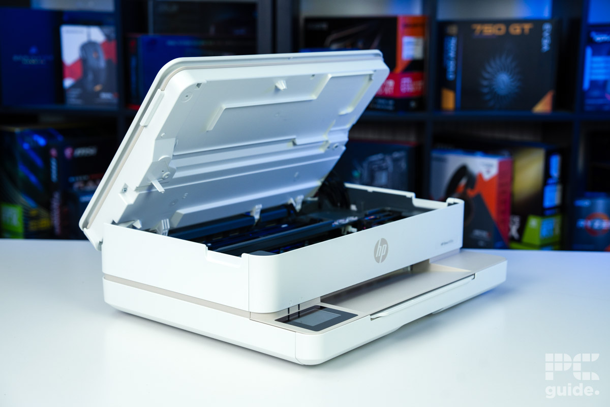 HP Envy 6120e open printer, Image by PC Guide