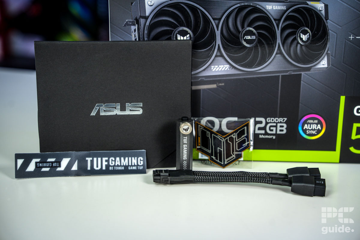ASUS TUF Gaming GeForce RTX 5070 OC extras, Image by PC Guide