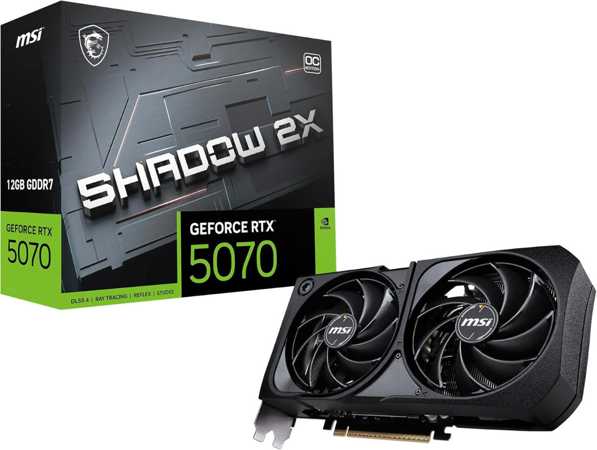 MSI Gaming RTX 5070 12G Shadow 2X OC
