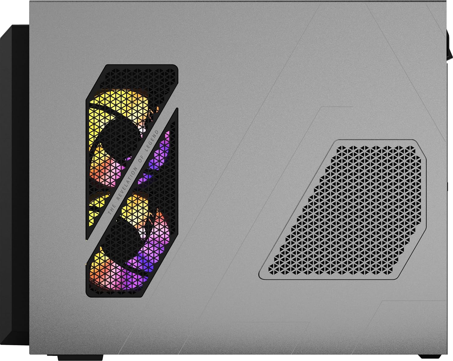 MSI MEG Vision X AI gaming PC back