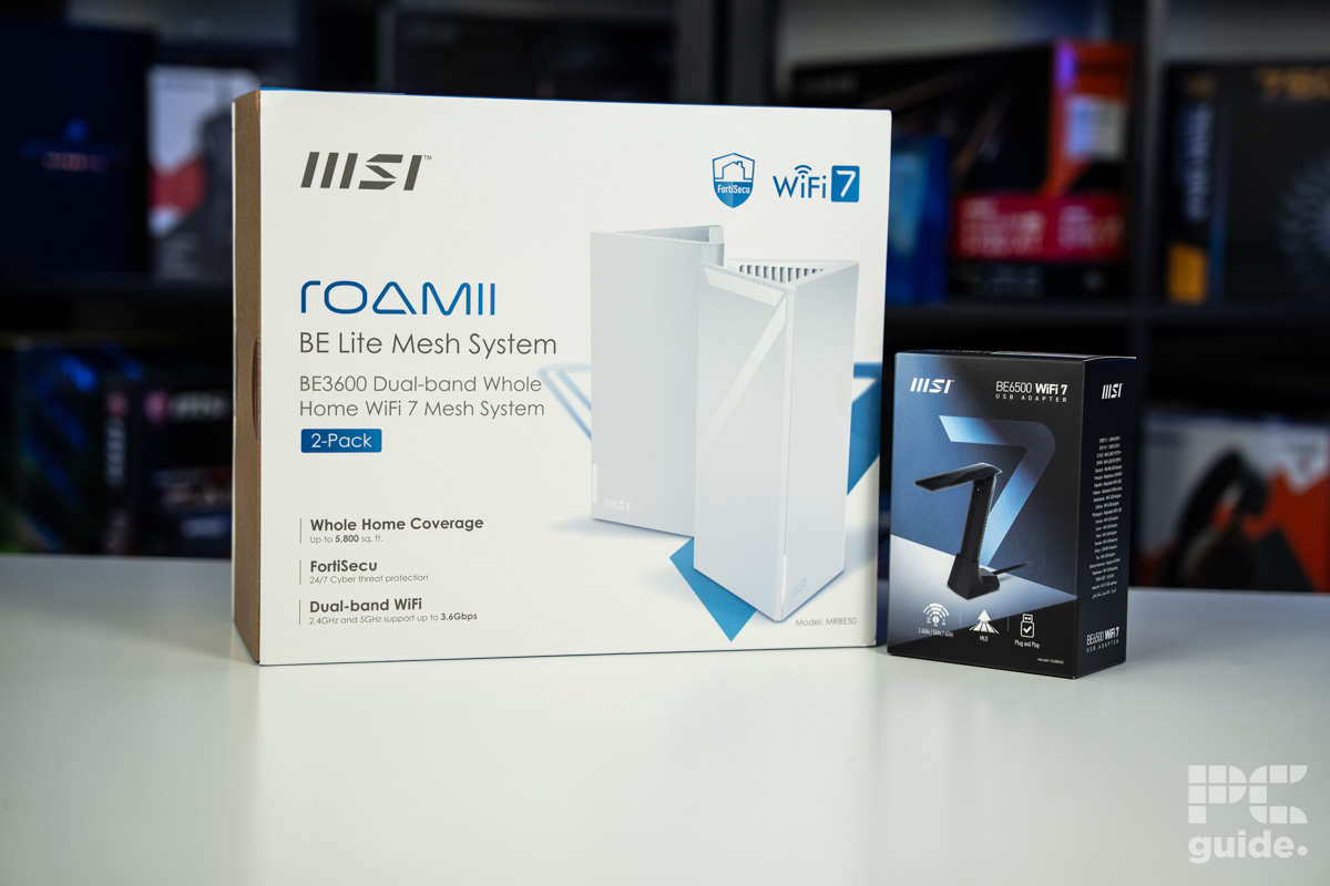 Upgrade to a WiFi 7 Mesh network with ease with the Roamii Be Lite & MSI BE6500 Adapter