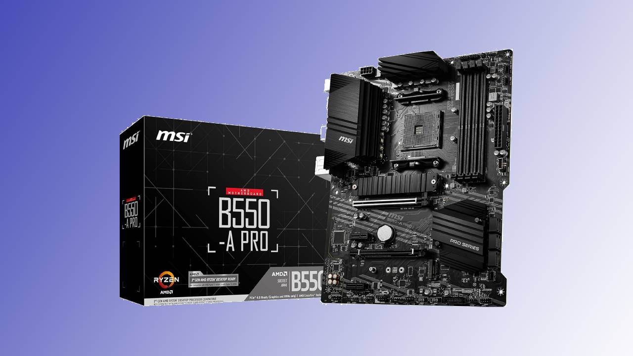 MSI’s B550-A PRO motherboard drops to lowest ever price, perfect for your new budget PC