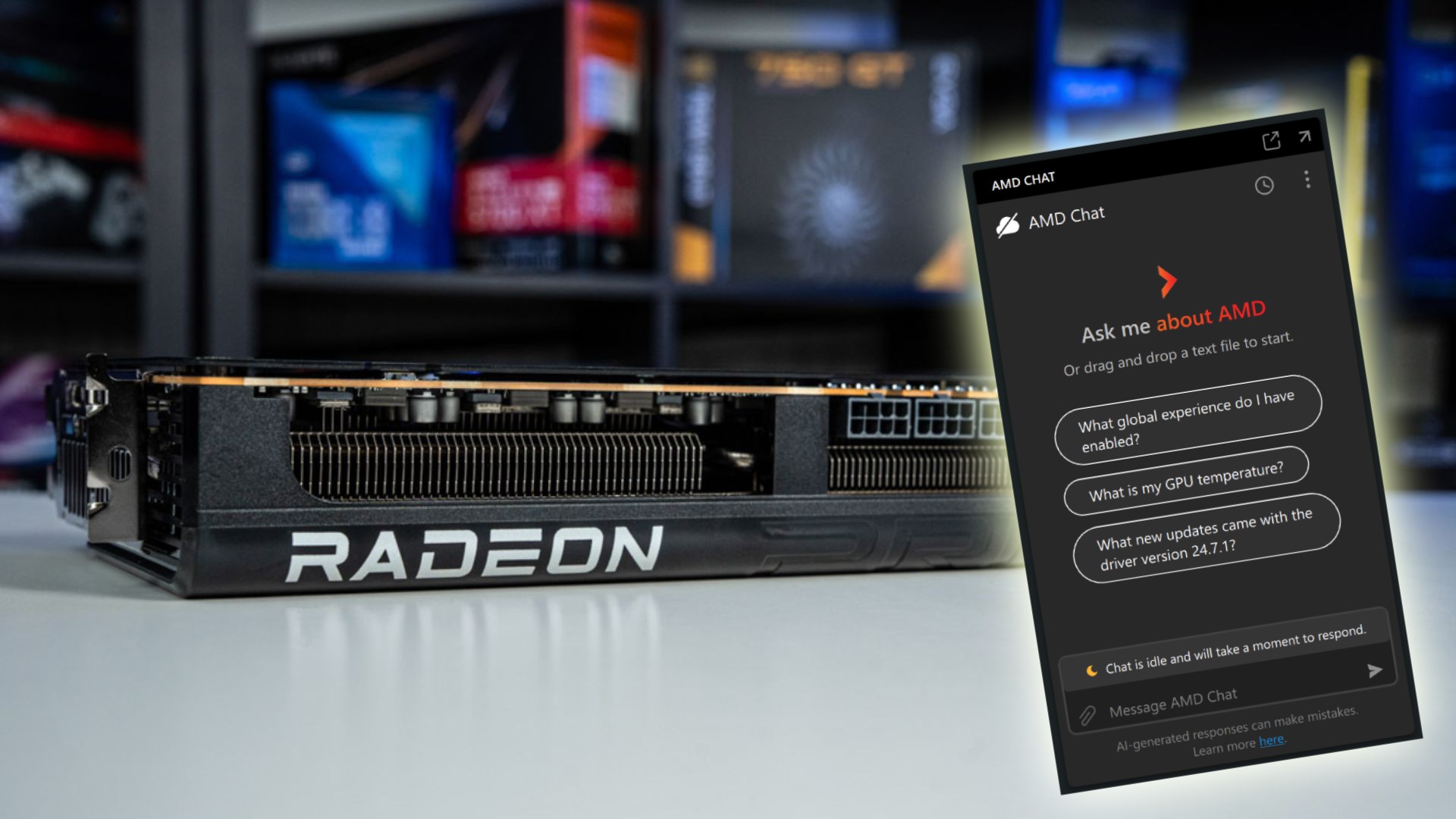 AMD just added an AI chatbot to its GPU software, and we tested to see if it’s any good
